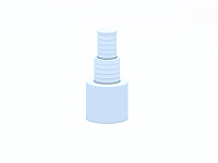 Отвод ст. машины 40мм., ANI PLAST 250_100_Array